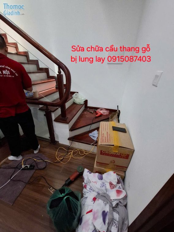 Sửa chữa cầu thang gỗ uy tín